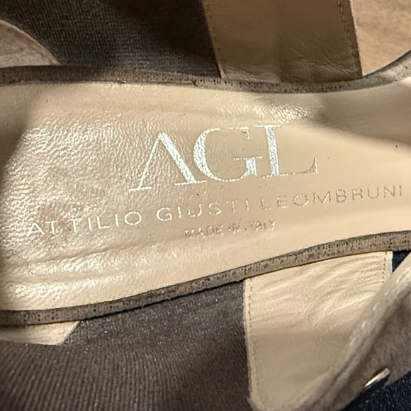 Attilio Giusti Leombruni Black and Cream Sandals - Picture 3 of 4